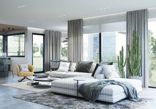 256平现代简约别墅豪宅装修效果案例 125㎡别墅装修实景图赏析